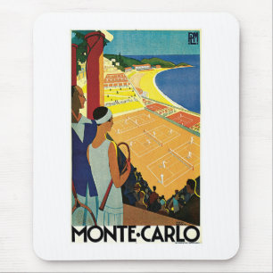 Tennis at Monte Carlo Mouse Mat