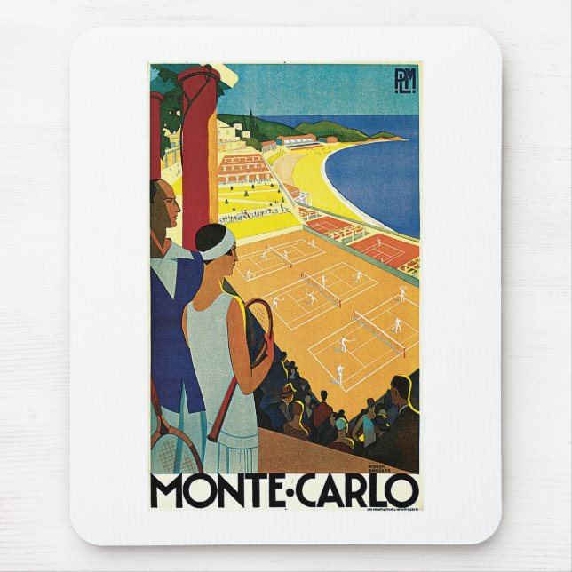 Tennis at Monte Carlo Mouse Mat (Front)