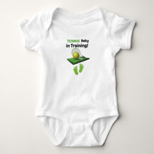 Tennis baby in training!,love tennis baby  bodysuit
