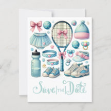 Tennis Baby Shower for Baby Boy Blue themed