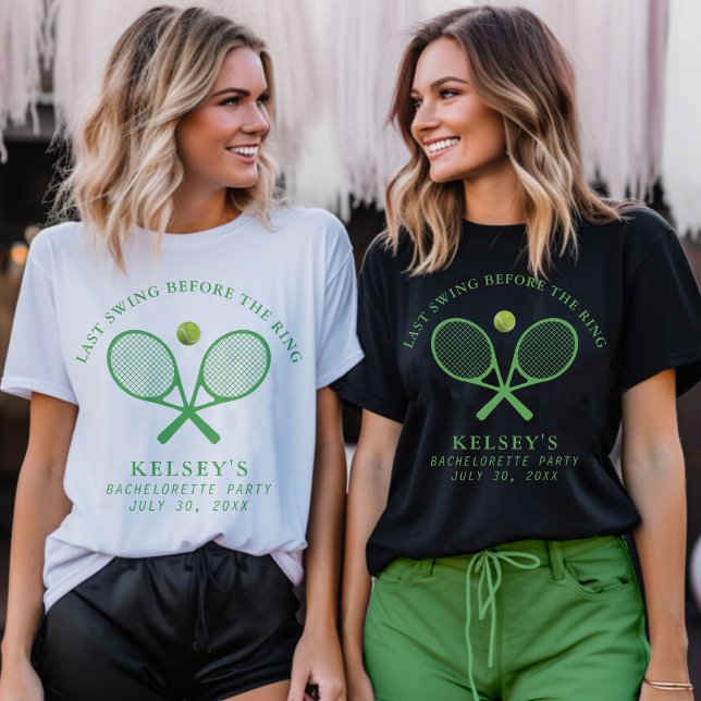 Tennis Bachelorette Last Swing Before the Ring T-Shirt (Tennis Bachelorette Last Swing Before the Ring T-Shirt
)