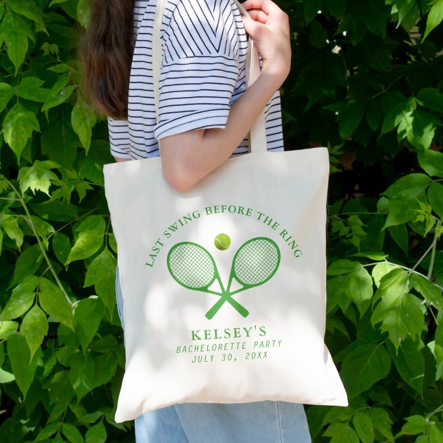 Tennis Bachelorette Last Swing Before the Ring Tote Bag (Tennis Bachelorette Last Swing Before the Ring Tote Bag
)