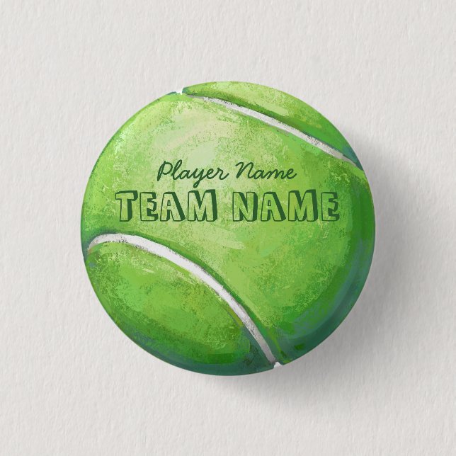 Tennis Ball 3 Cm Round Badge (Front)