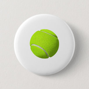 Tennis Ball 6 Cm Round Badge