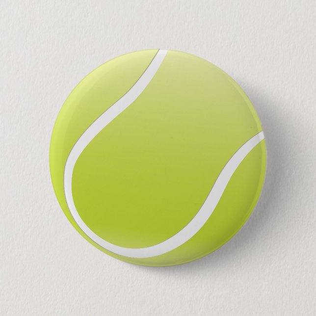 tennis ball 6 cm round badge (Front)