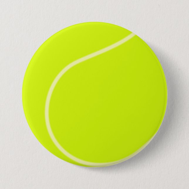 Tennis Ball 7.5 Cm Round Badge (Front)