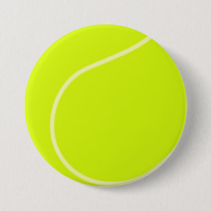 Tennis Ball 7.5 Cm Round Badge