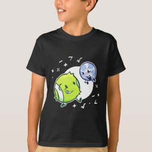 Tennis Ball And Golf Ball Duo Math T-Shirt