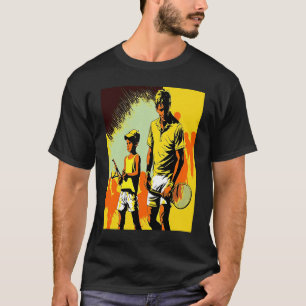 Tennis Ball And Tennis Racket Apparel Pop Father A T-Shirt