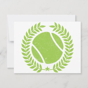 Tennis Ball and tennis Team Vintage design