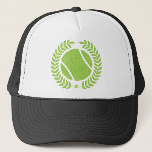 Tennis Ball and tennis Team Vintage design Trucker Hat