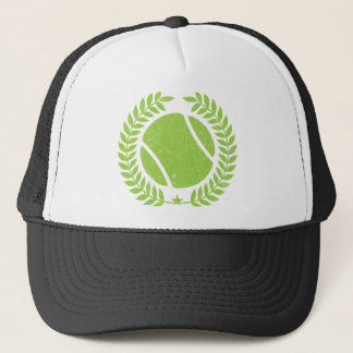 Tennis Ball and tennis Team Vintage design Trucker Hat
