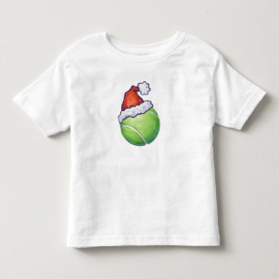 Tennis Ball Christmas Green Toddler T-Shirt