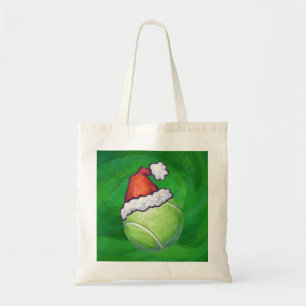 Tennis Ball Christmas Green Tote Bag