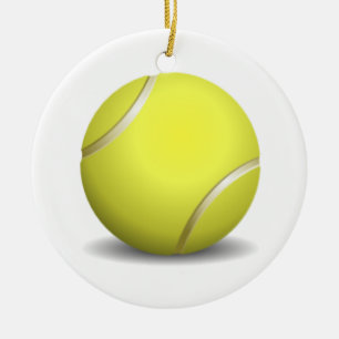 Tennis Ball Christmas Ornament