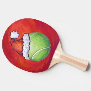 Tennis Ball Christmas Ping Pong Paddle