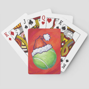 Tennis Ball Christmas Playing Cards