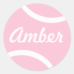 Tennis Ball Classic Round Sticker