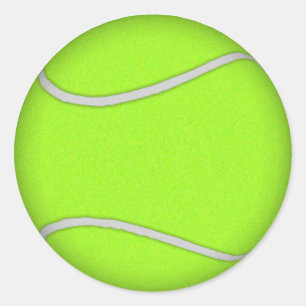 Tennis Ball: Classic Round Sticker