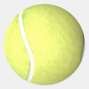 Tennis Ball Classic Round Sticker