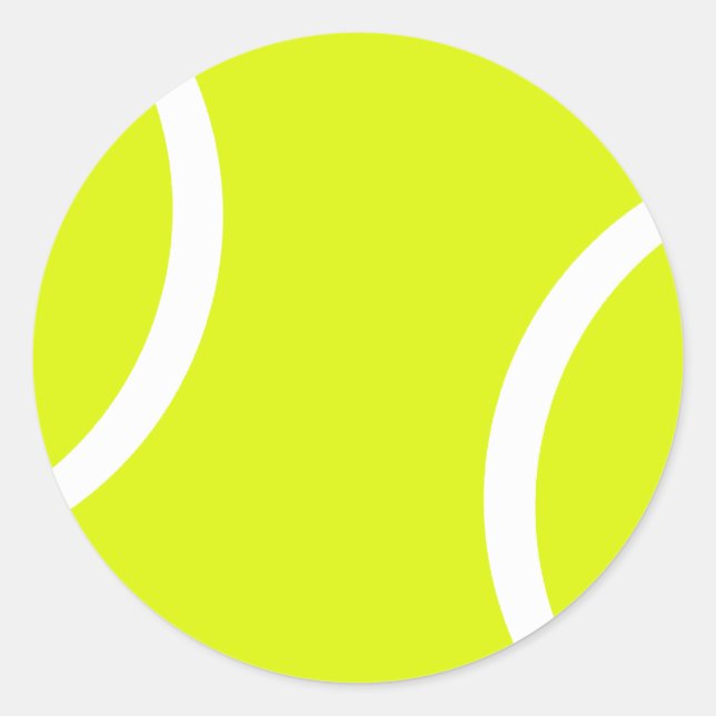 Tennis Ball Classic Round Sticker (Front)