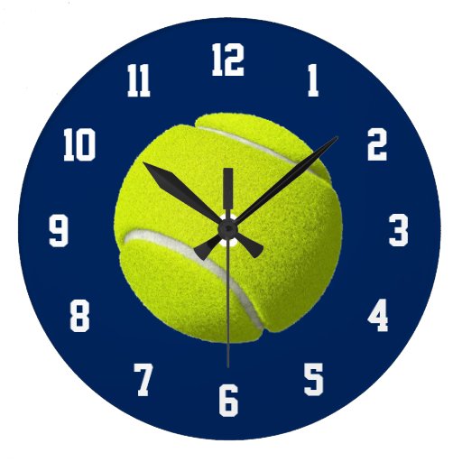 Image of Tennis Ball Clock