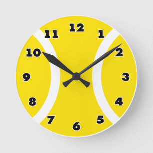 Tennis ball clock for on the wall