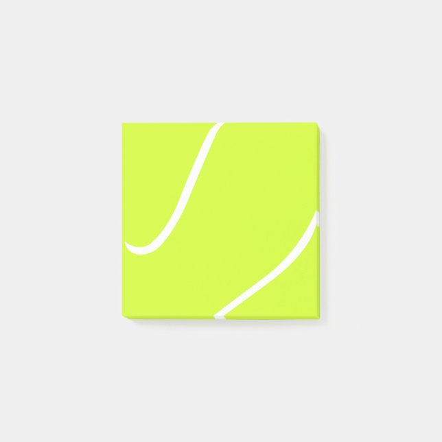 Tennis Ball Coach's Office Post-it® Notes Notepad (Front)