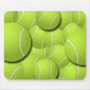 TENNIS BALL COLLAGE MOUSE MAT