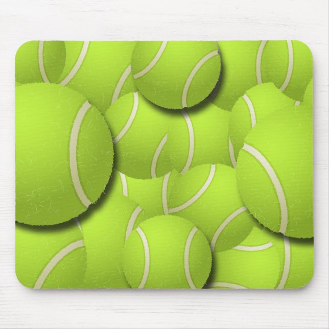 TENNIS BALL COLLAGE MOUSE MAT (Front)
