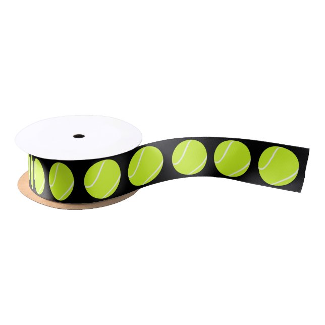 Tennis Ball Decorative Wrapping Ribbon Satin Ribbon (Spool)