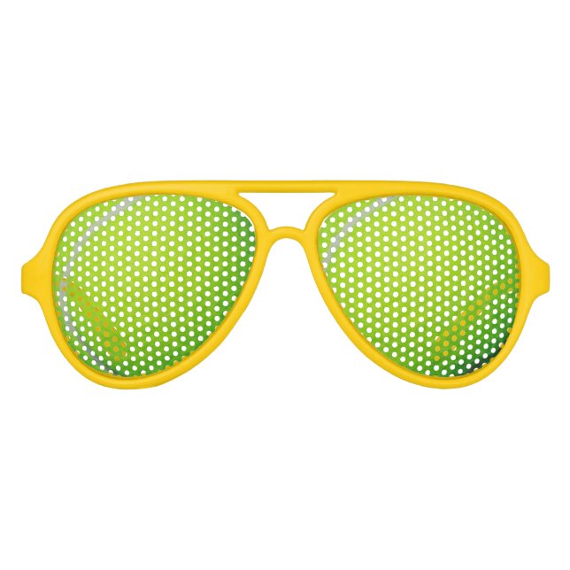 Tennis Ball Design Photo Sunglasses Shades (Front)