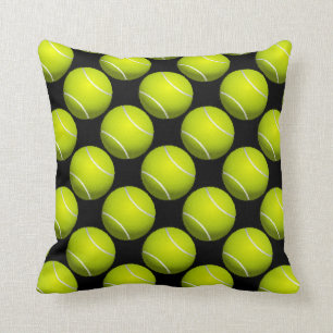 Tennis Ball Design Throw Pillow
