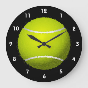Tennis Ball Design Wall Clock