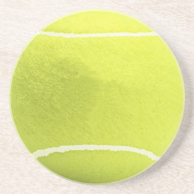 Tennis Ball Drinks Coaster (Front)