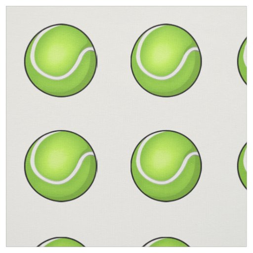 Tennis Ball Fabric | Zazzle