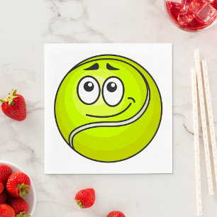 Tennis Ball Face Napkin