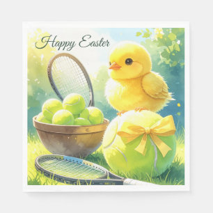 Tennis ball for Easter Holiday for tennis player  Napkin
