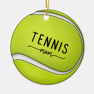 Tennis ball  for Tennis Mum Mother Mummy Mama     Ceramic Tree Decoration