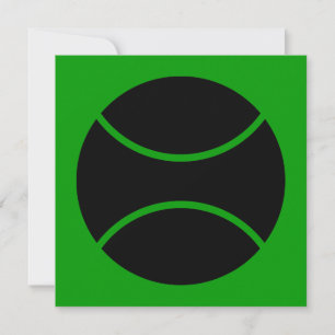 tennis ball invitation