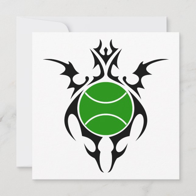 tennis ball invitation (Front)