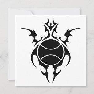 tennis ball invitation