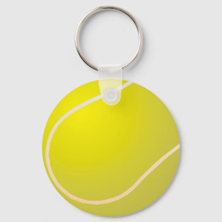 Tennis ball key ring