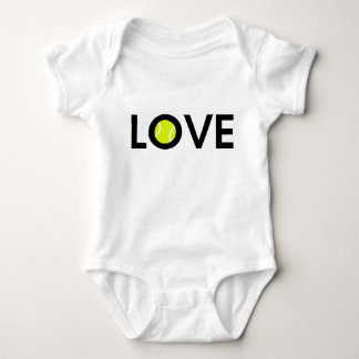 Tennis Ball LOVE Baby Bodysuit