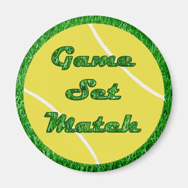 Tennis Ball Magnet (Front)