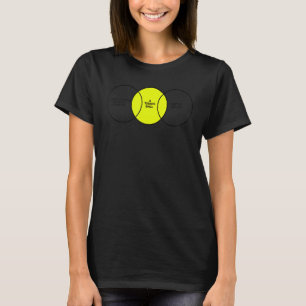 Tennis Ball Math Meme Venn Diagram Tennis Player M T-Shirt