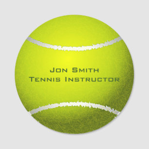Tennis Ball Name Tag