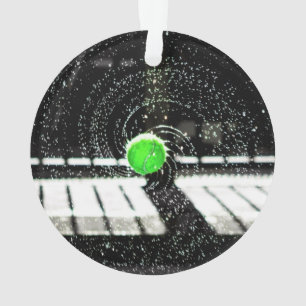 Tennis Ball Net Water Spiral Art Ornament