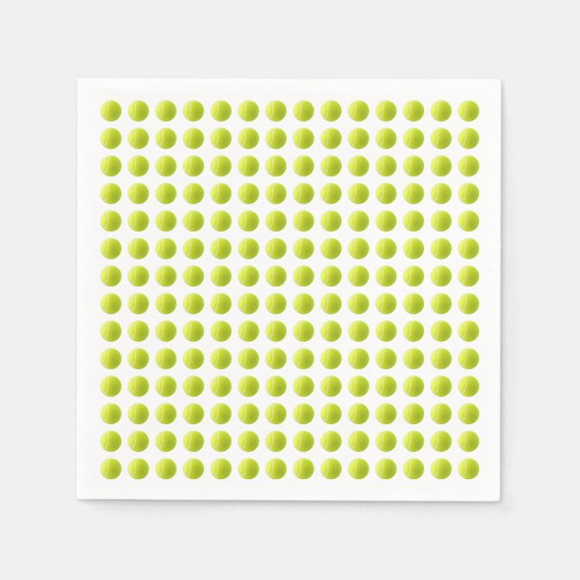 Tennis Ball Paper Napkin (Front)