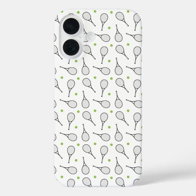 Tennis Ball Pattern Case-Mate iPhone Case (Back)